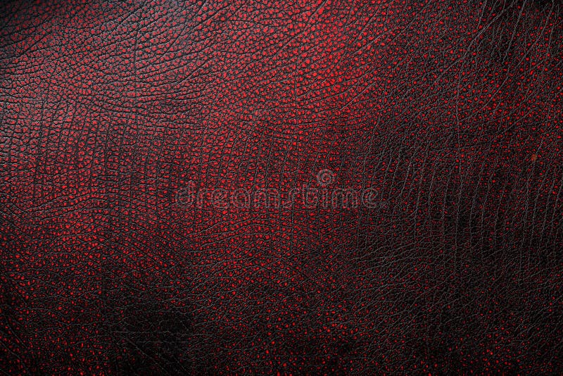 Red - black textured reptile skin, used texture for the background. Lizard or crocodile skin