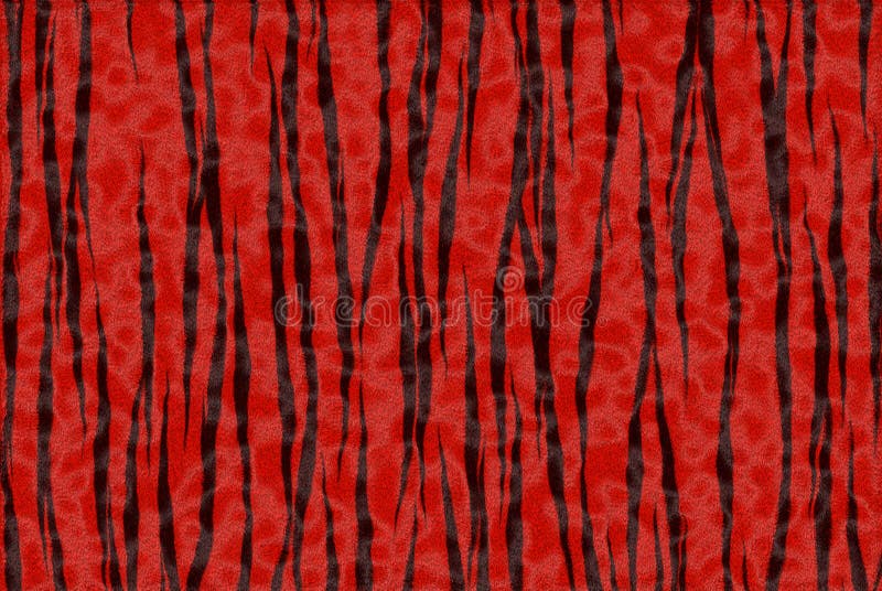 red tiger print