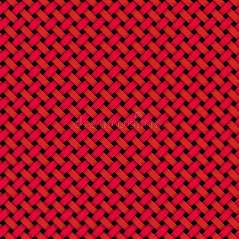 Red Black Woven Tile