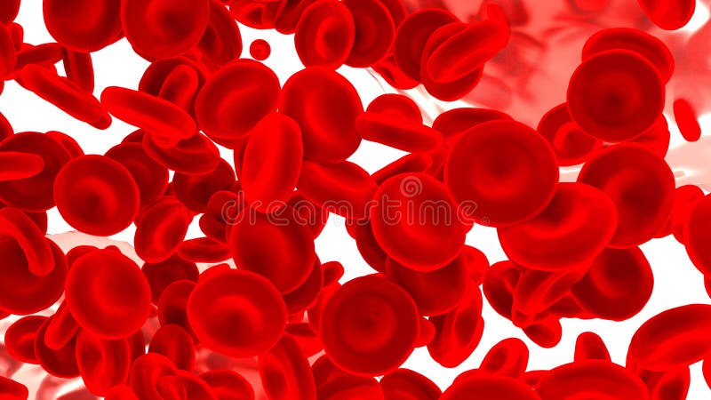 Red blood cells background. stock illustration