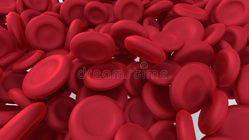 Red blood cells background. royalty free illustration