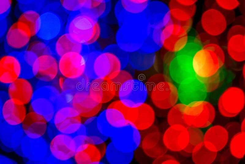 Red and Blue Christmas Lights Bokeh Stock Photo Image of blurred, glowing 190732152