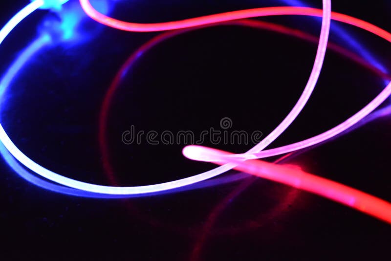 red and blue light for cycle