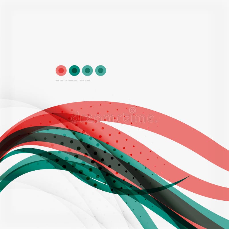 Red and Blue Lines Background Stock Vector Illustration of light