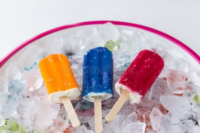 Colorful Ice Cream Tray Stock Photo 62631889