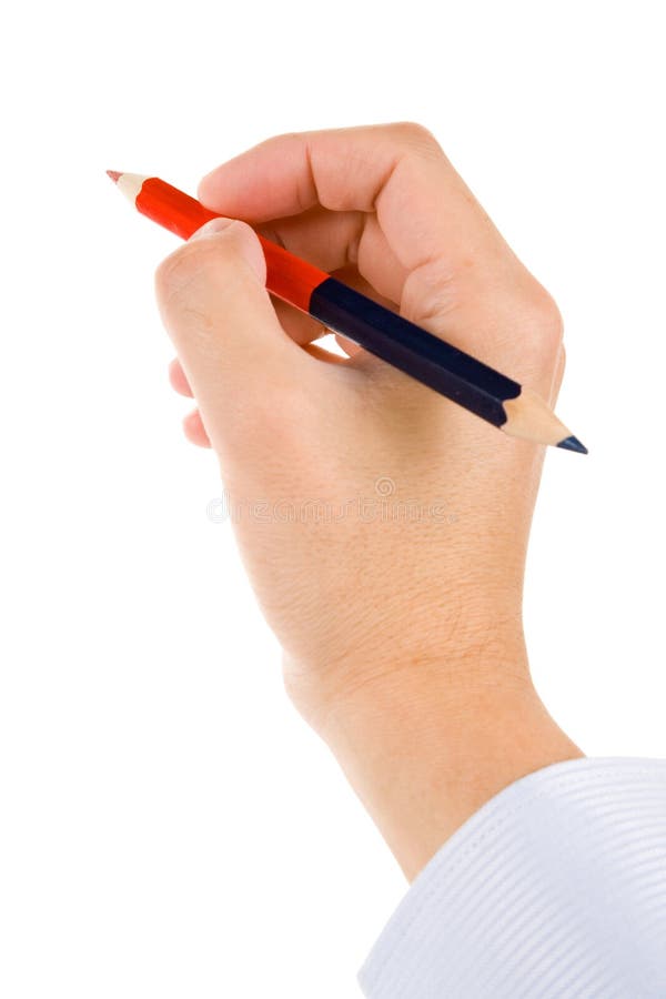 Blue Pencil Crayons stock photo. Image of education, creativity 4645328