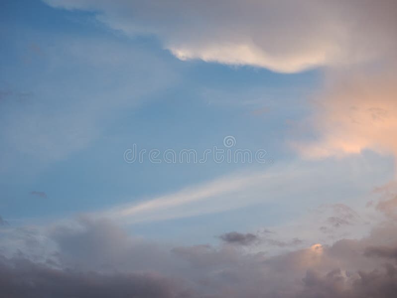 Red Blue Sky with Clouds Background Stock Photo Image of blue