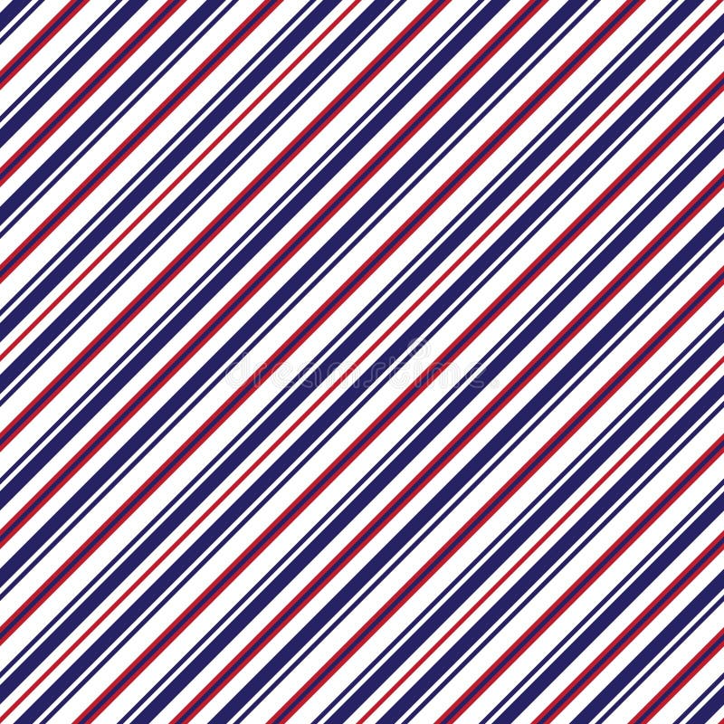 Red and Blue Stripe Seamless Pattern Background in Diagonal Style Stock Vector Illustration of