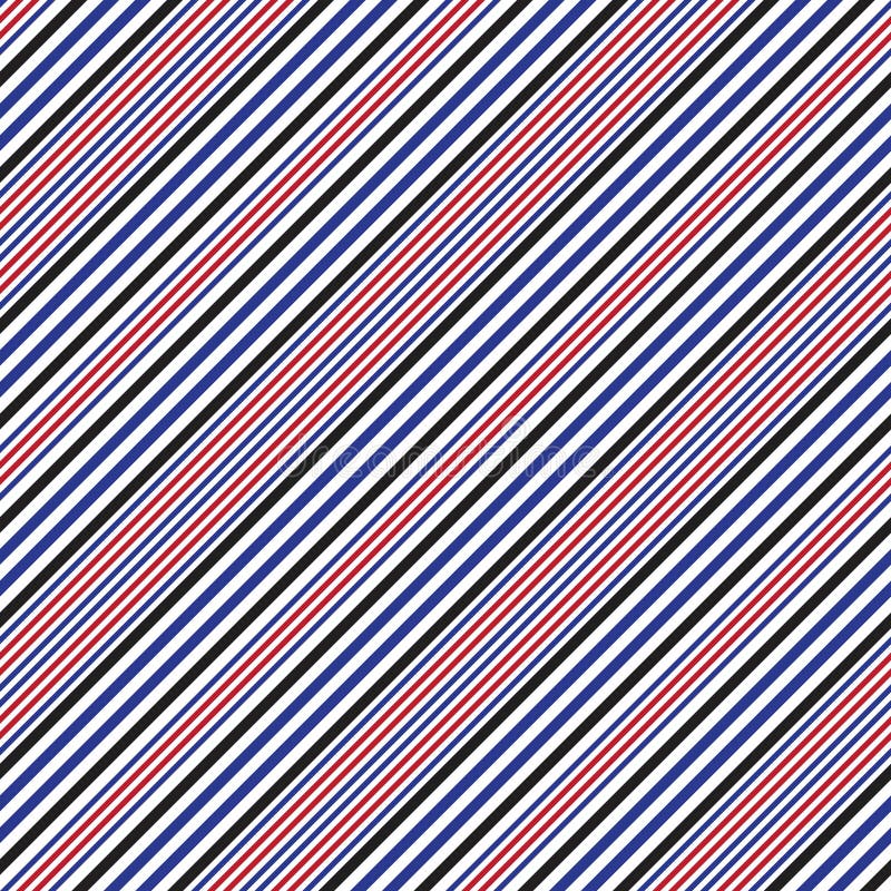 Red and Blue Stripe Seamless Pattern Background in Diagonal Style Stock Vector Illustration of
