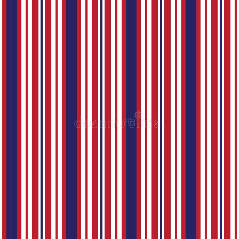 Red and Blue Stripe Seamless Pattern Background in Vertical Style Stock Vector Illustration of