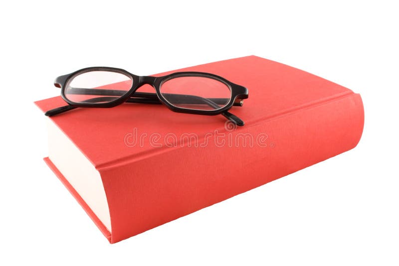 Red book and black glasses1