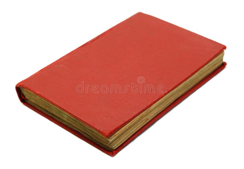 Red book isolated