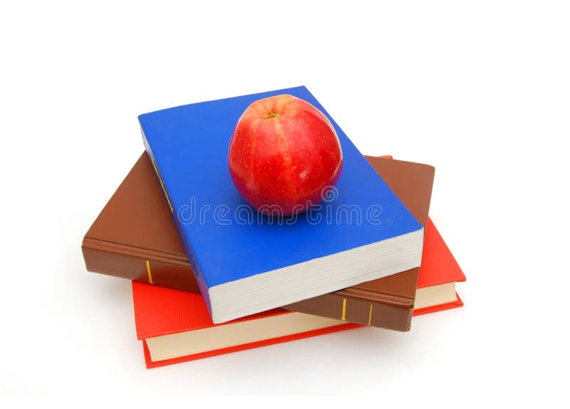 Red books and apple