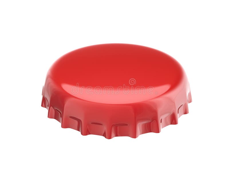 Steel red bottle cover Royalty Free Vector Image
