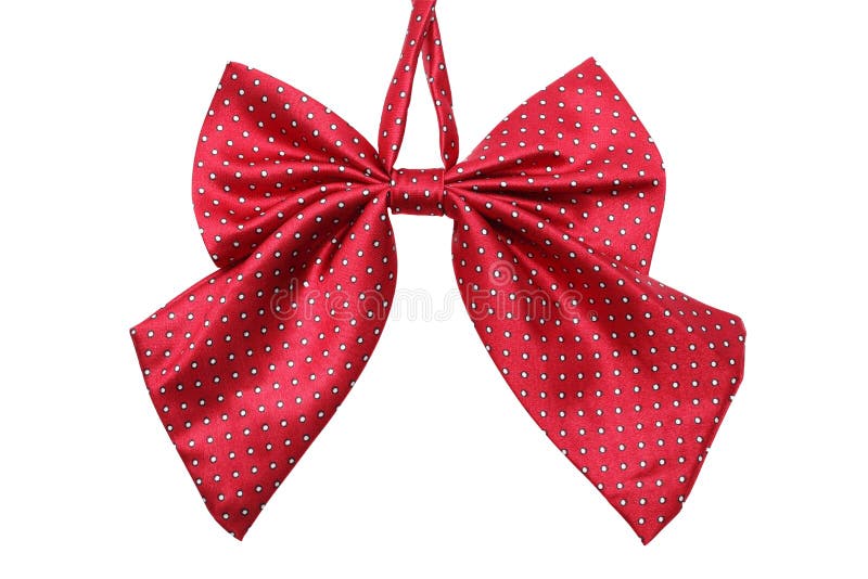 Red Bow tie for women