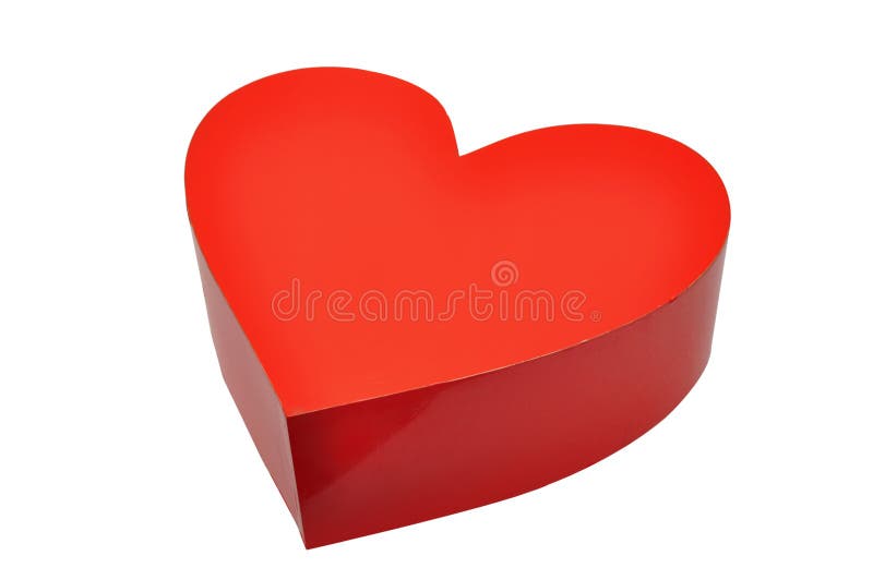 Red box as heart