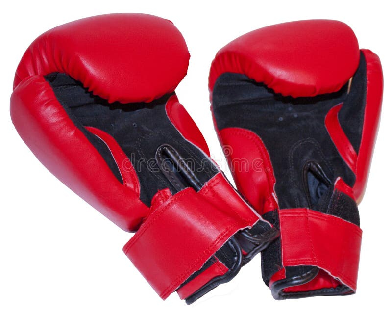 Red boxing gloves stock photo. Image of gloves, aggression 12399936