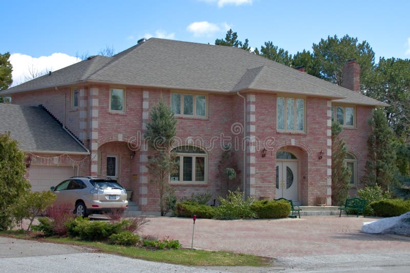 Red brick house