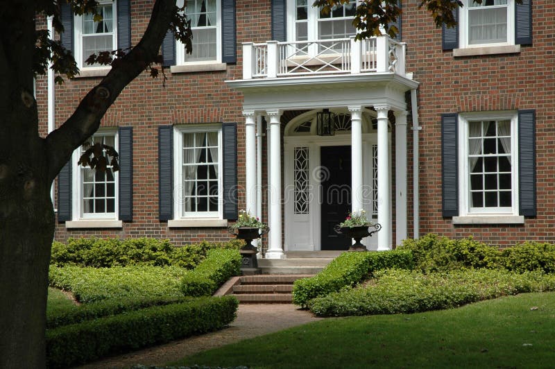 568 Brick House Black Shutters Stock Photos Free & RoyaltyFree Stock