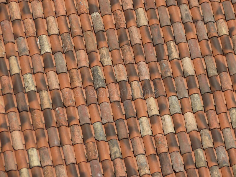 Red Brick Tile Roof Texture Background Stock Photo Image of pattern, tiled 96159402