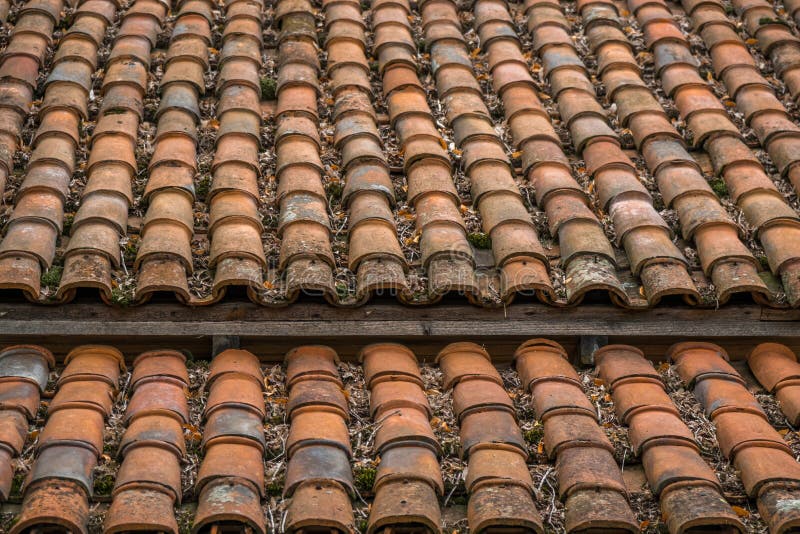 Red Brick Tile Roof Texture Useful As a Background Stock Photo Image of roof, terracotta 96159700