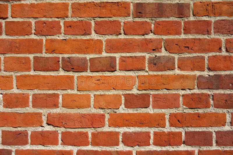 Red Brick Wall, Closeup for Background Stock Image Image of structure