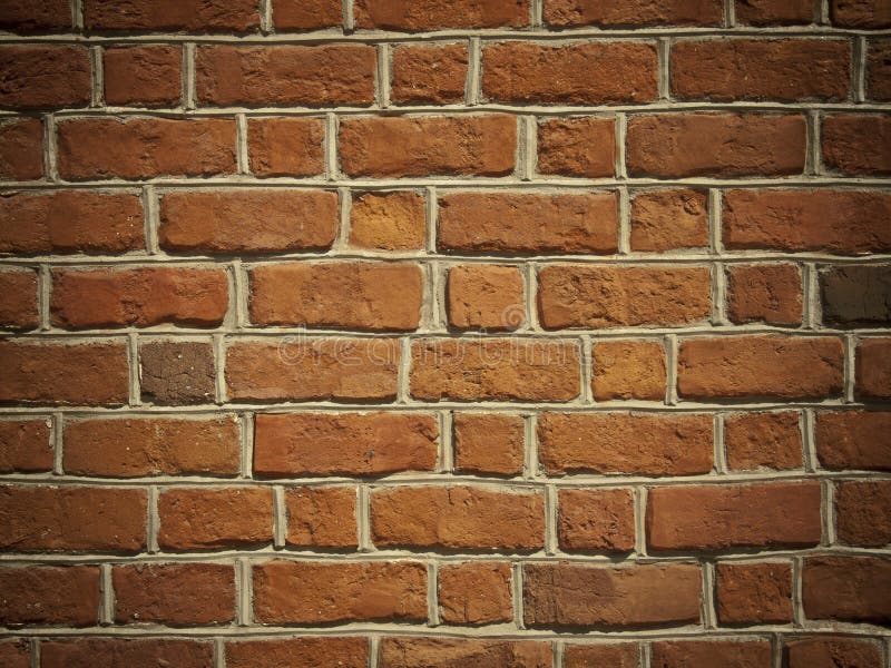 Red brick wall texture or background