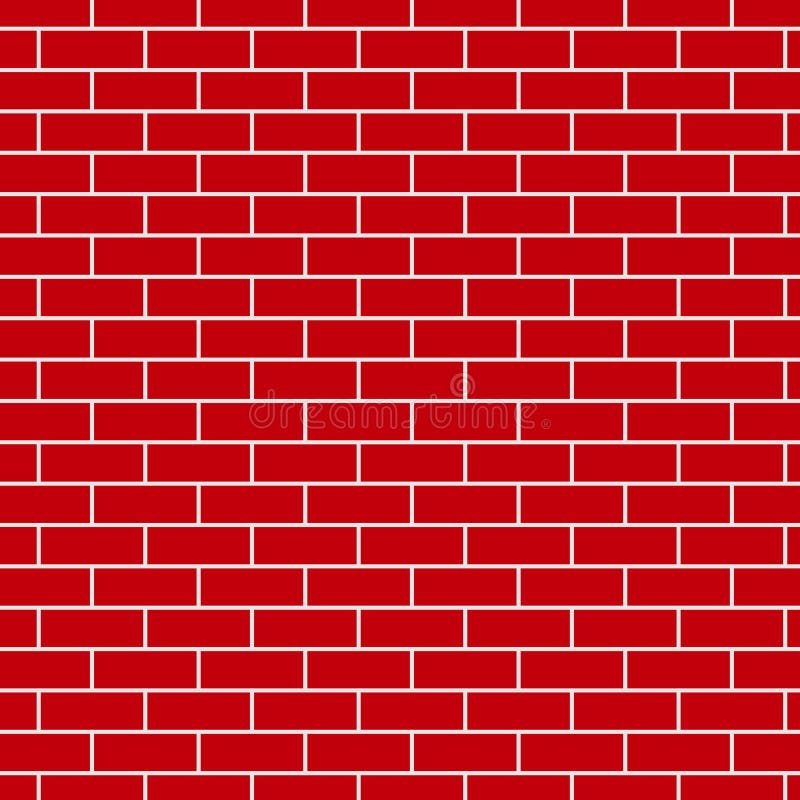 Download Red Brick Walls Vector Template Design Illustration Stock ...