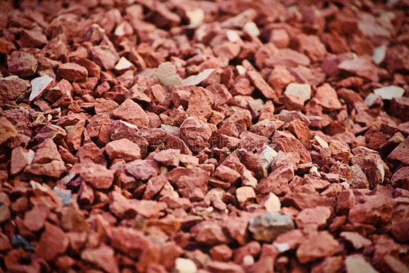 Red Bricks Pieces Abstract Background Photograph Stock Image - Image of ...
