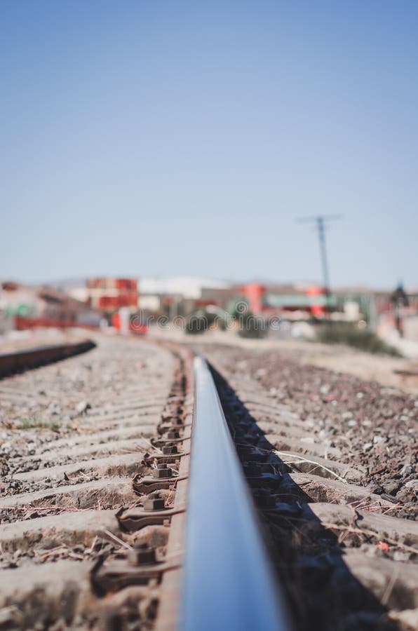 Red Bridge for Train Tracks Stock Photo - Image of urban, exploration:  147778168