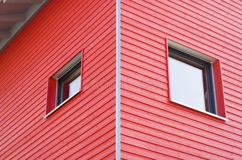 Red building