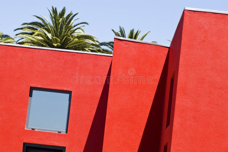 Red building