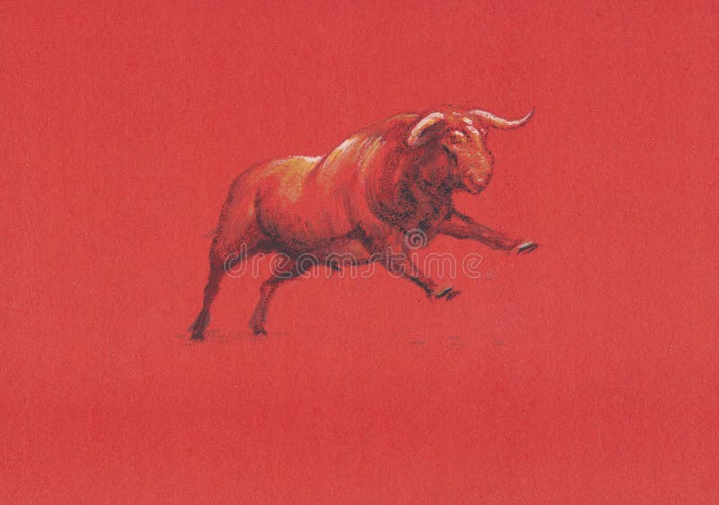 Red Bull stock illustration Red Bull stock illustration