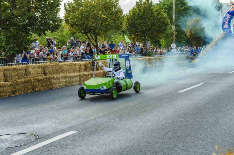 Red Bull Soapbox Bucharest 2014 royalty free stock photos