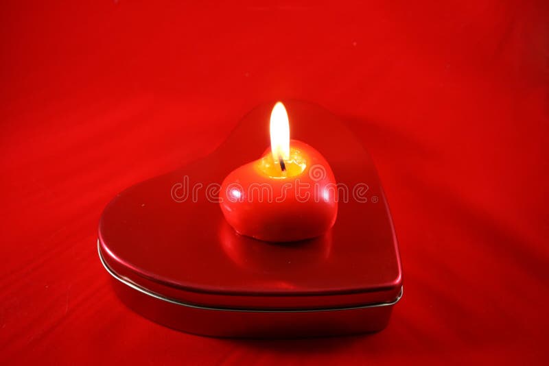 Red Burning Candle