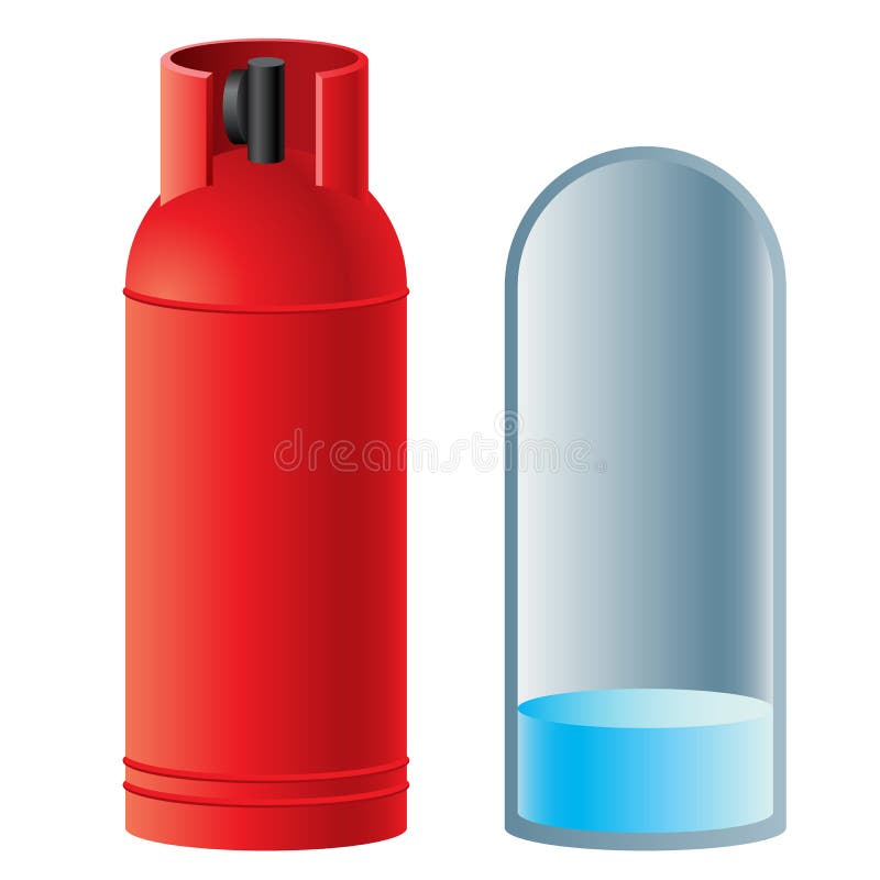 Oxygen stock illustration. Illustration of cylinder, safe 39636806