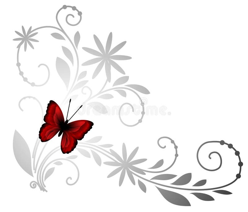 Red butterfly