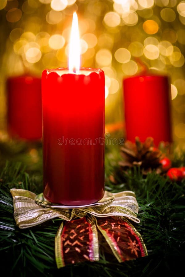Glowing candles stock image. Image of heat, bright, glow 63566741