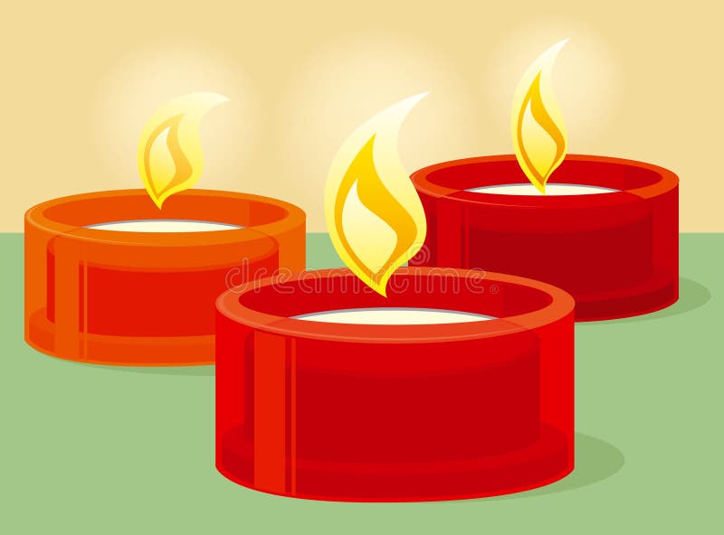 Red candles