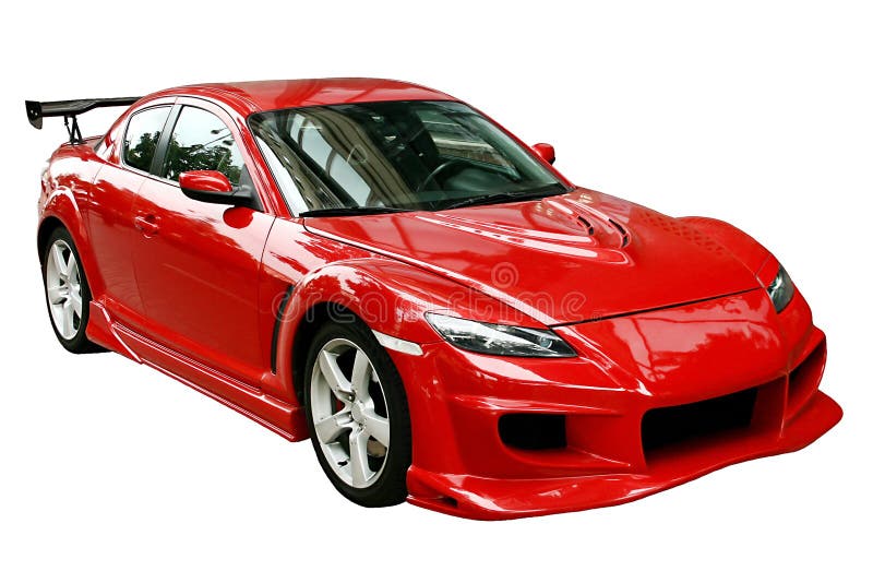 Red car stock photos Red car stock photos