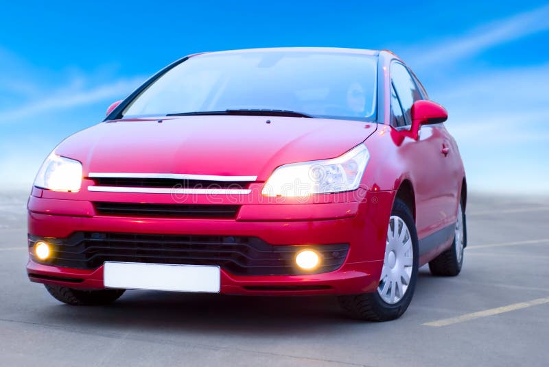 Red Volkswagen GTI Golf Car Stock Image Image of german, business