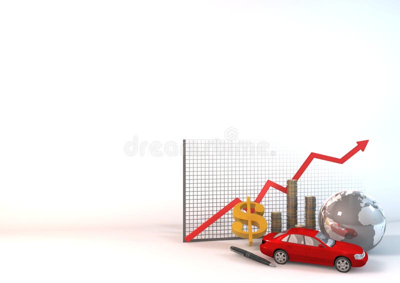 Red Car Assets Chart Stock Illustrations 3 Red Car Assets Chart Stock