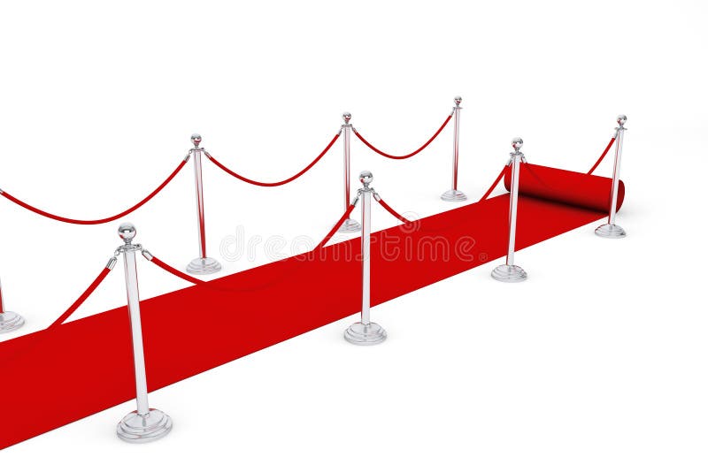 Rope Barrier with Red Carpet Stock Photo Image of velvet, cinema