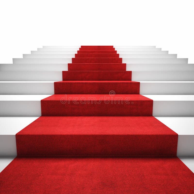 Red carpet stair