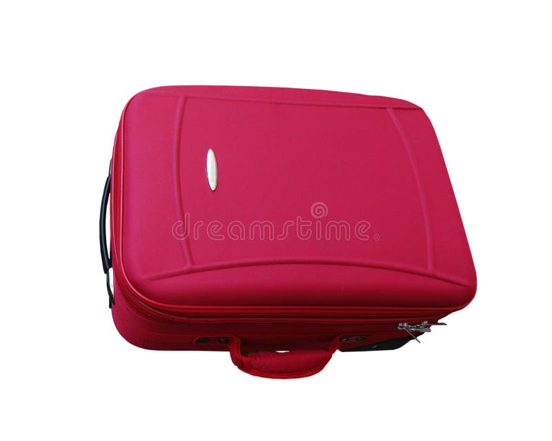 Red Carryon Luggage stock photo. Image of handle, luggage 5568622
