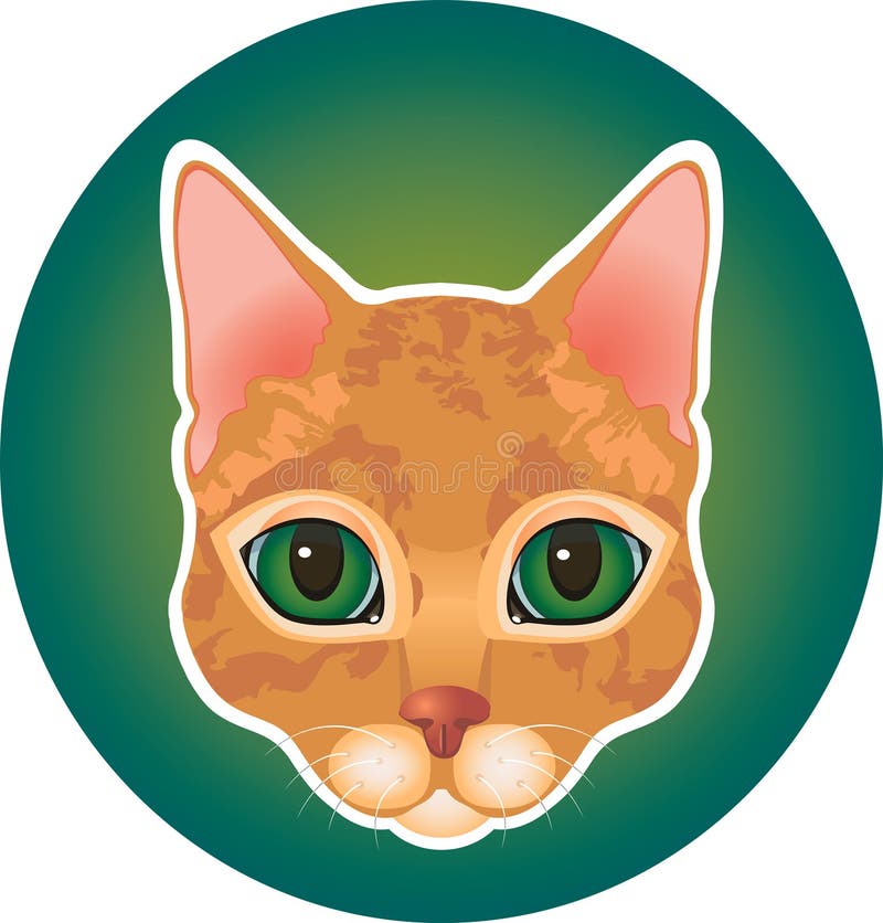 Cute Cat Icon Over Background, Vector Illustration Royalty Free SVG,  Cliparts, Vectors, and Stock Illustration. Image 110009206.