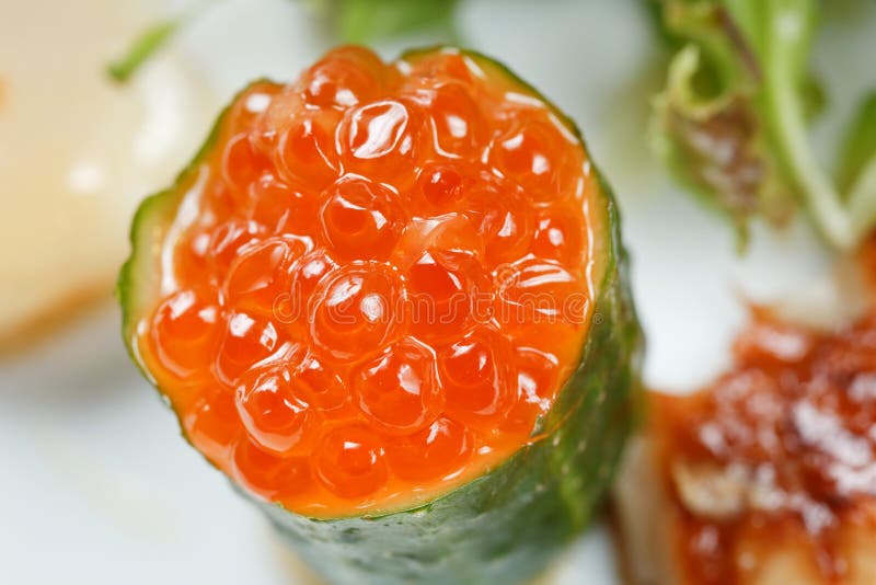 Red caviar stock photo. Image of basket, salted, orange 24433834