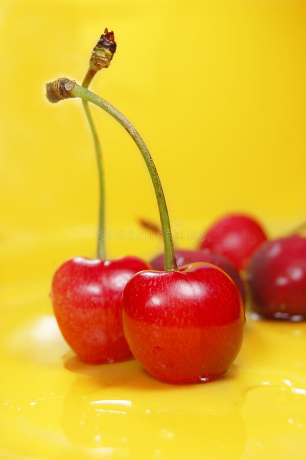 Red cherries