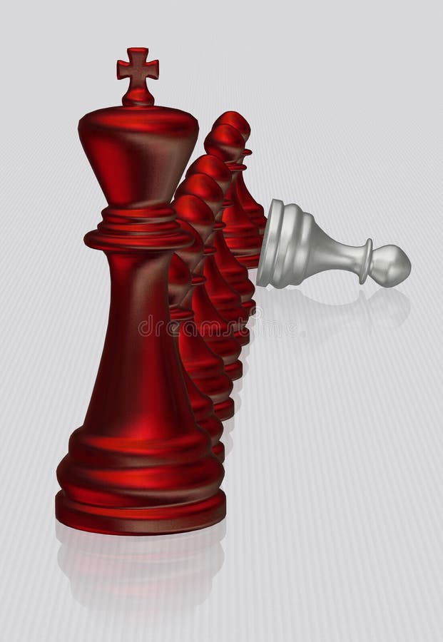 Abstract Chess Game Wallpaper Background Header Stock Illustration