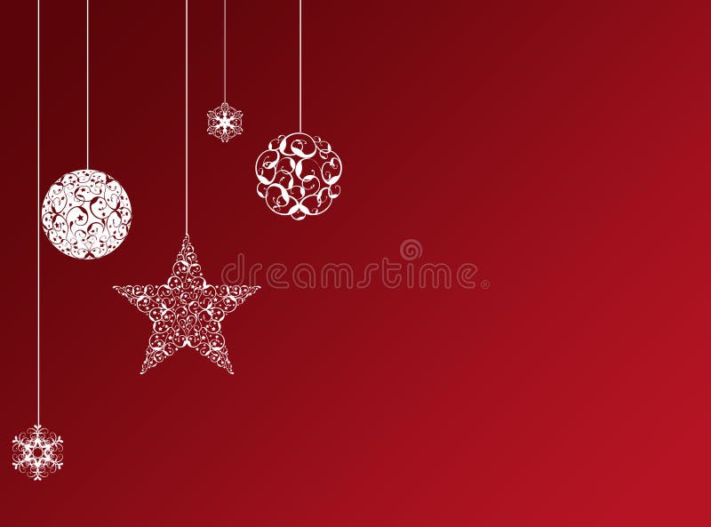 Red christmas background